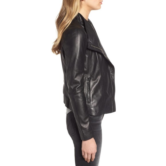 ✨NWT✨ CHELSEA28 Leather Motorcycle Moto Jacket in Black Sz XL - Picture 2 of 7